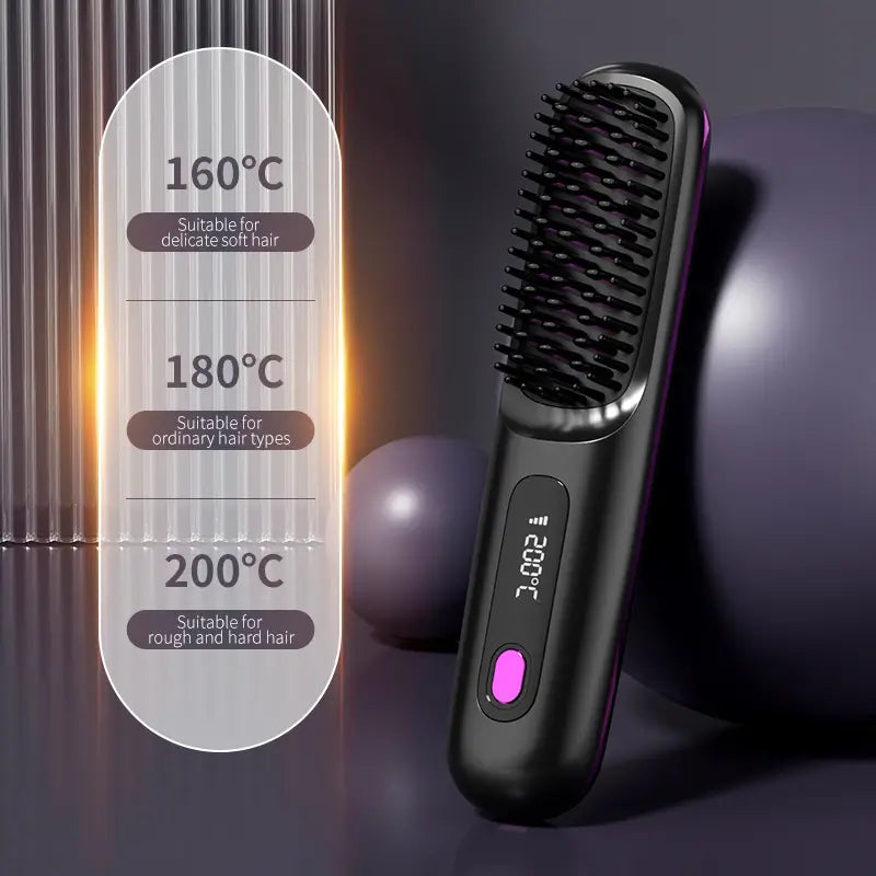 BowLift | Portable Hair Styling Brush | Smooth & Healthy Hair Anytime, Anywhere