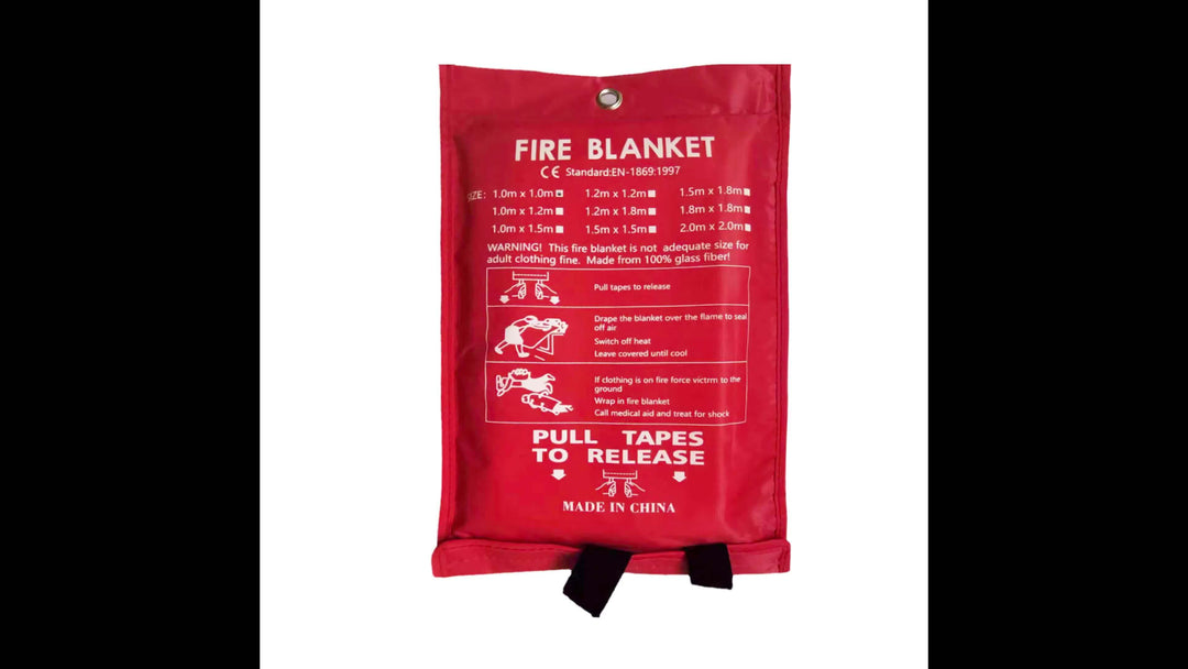 Fireproof fiberglass fire blanket – Compact safety blanket for home, kitchen, and car | Bowlift