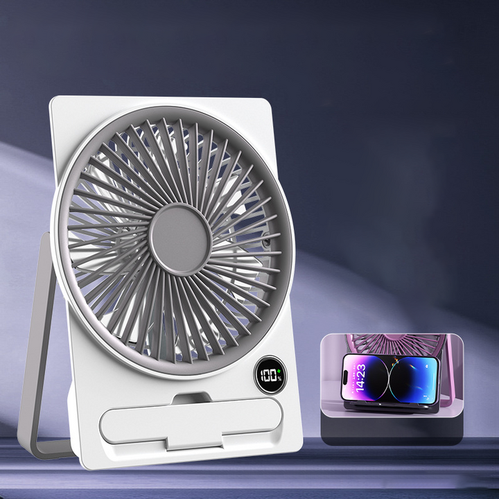 USB portable fan quiet with battery | Bowlift