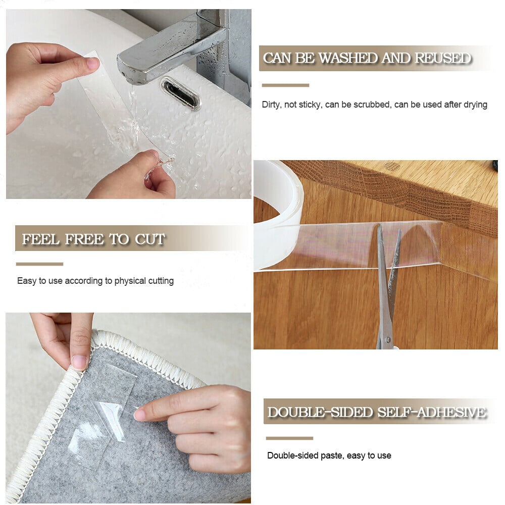 Nano double-sided adhesive tape for home & office | Bowlift