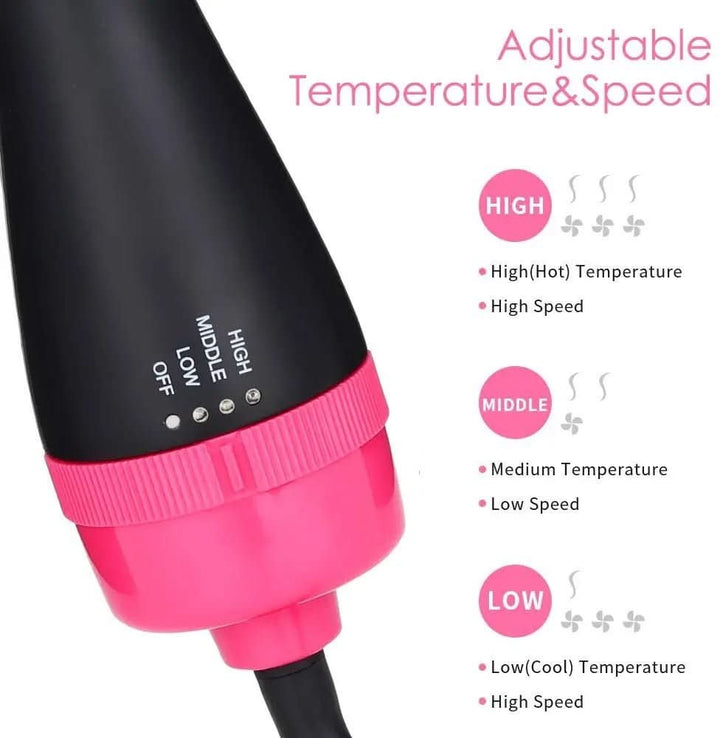 BowLift | 4-in-1 hairdryer & straightener for volume, shine & styling versatility