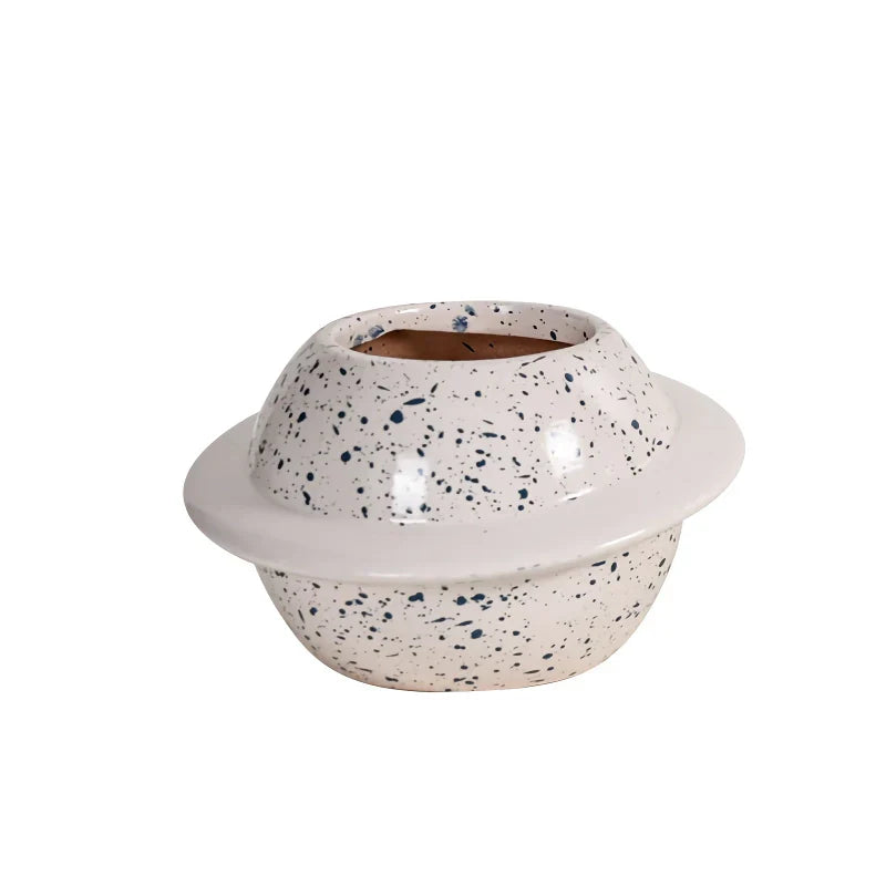 BowLift | Mini Planet Shape Ceramic Succulent Flower Pot