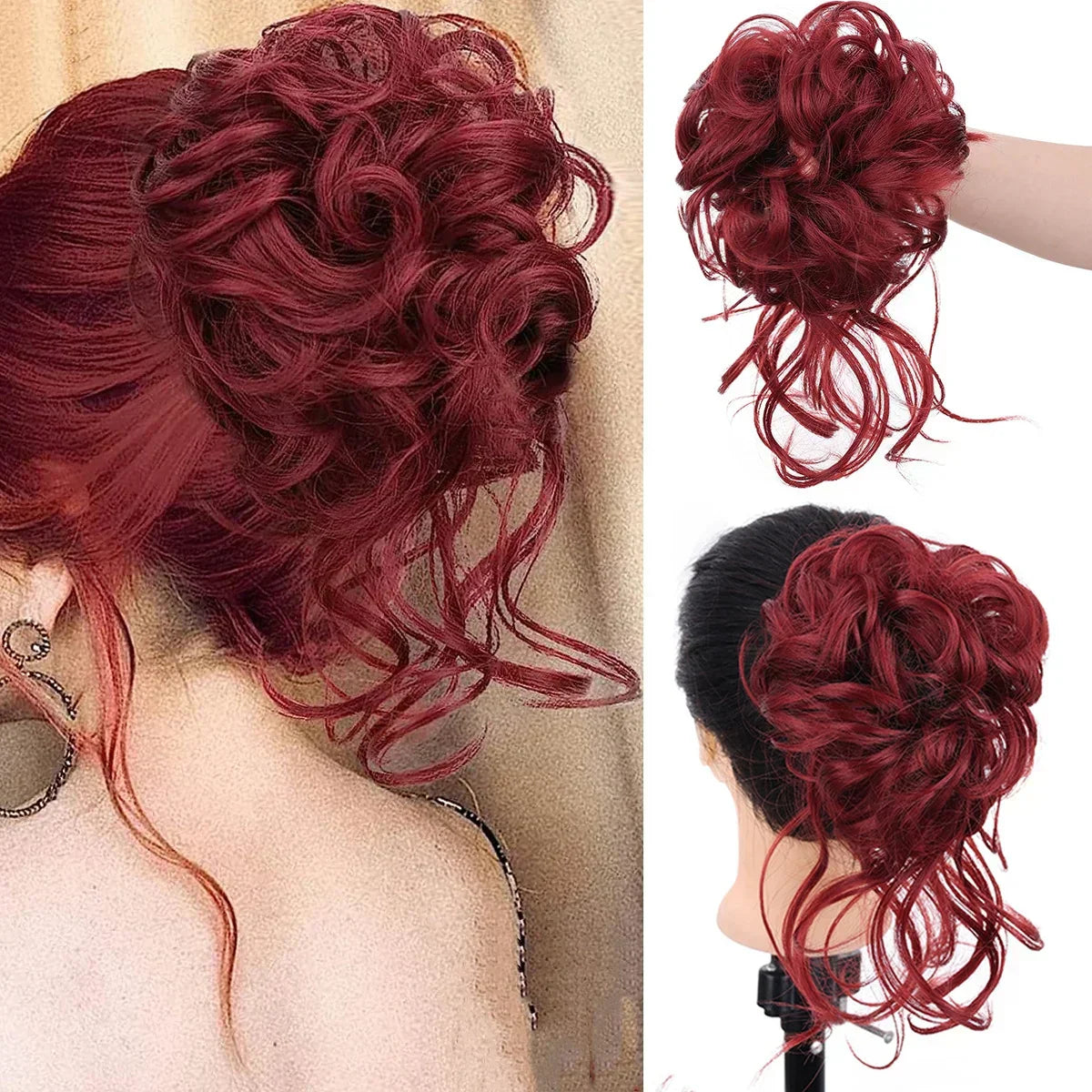 CurlyBun: Instant Curled Bun Hair Clip