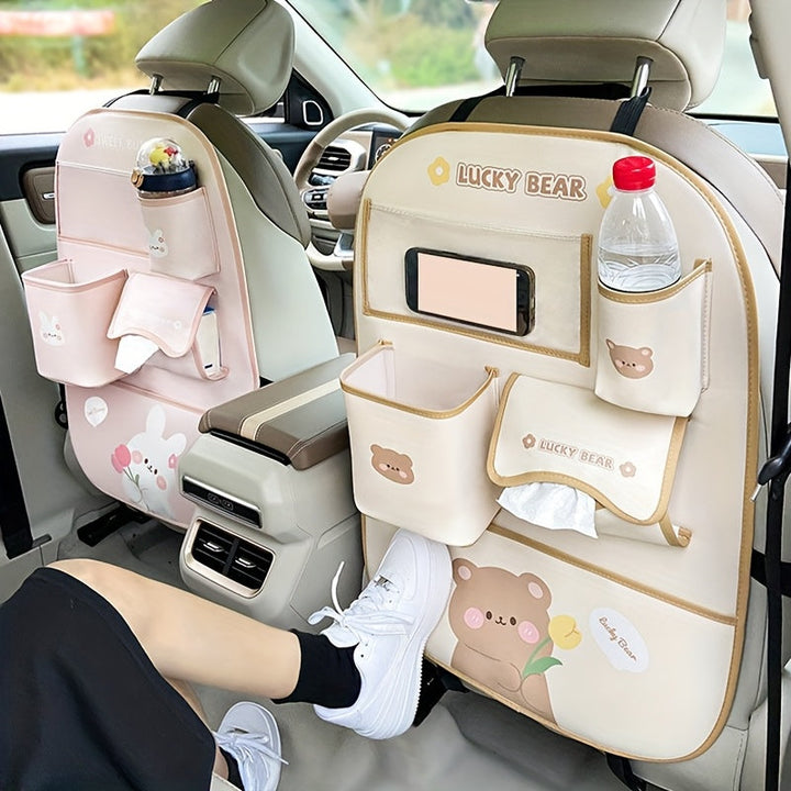 Car Backseat Organizer with many compartments | Bowlift