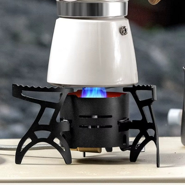 Dual-Core Blue Flame Outdoor Cooking Stove | Bowlift