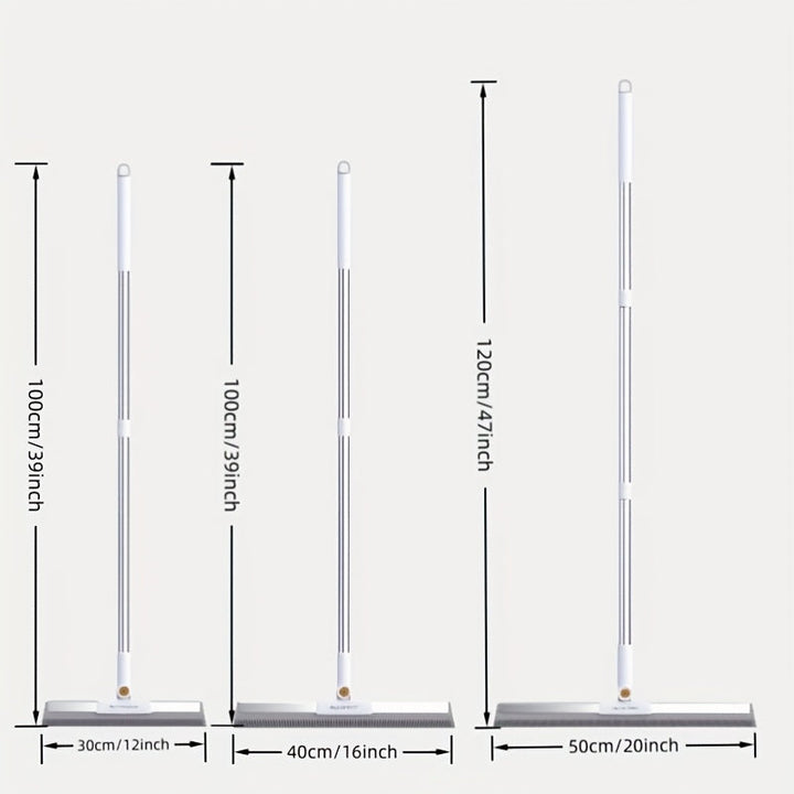 Floor wiper with rubber lip & TPE bristles | Bowlift