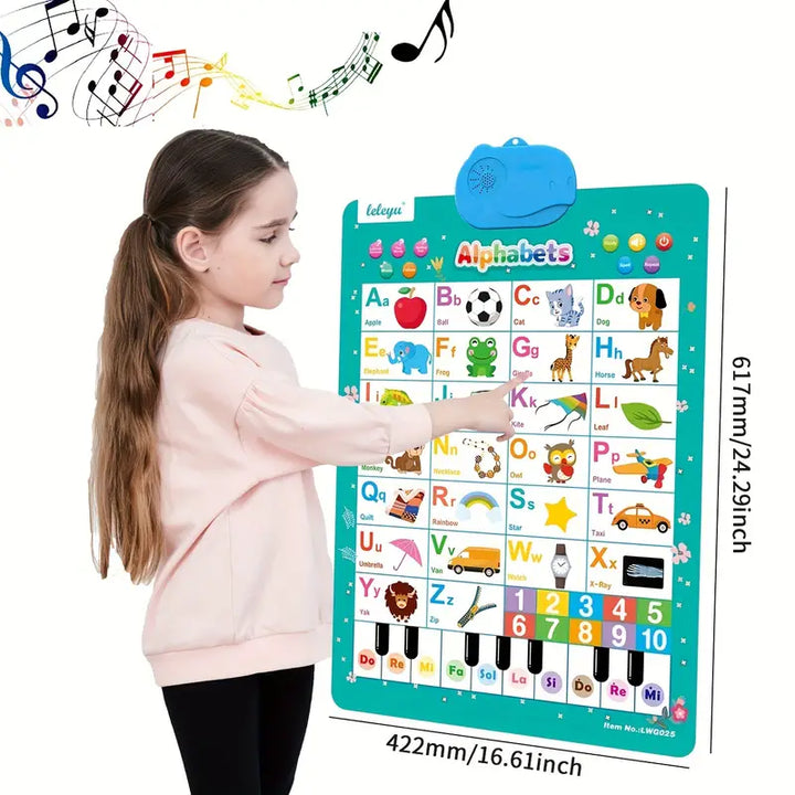 BowLift | Talking ABC Wall Poster for Toddlers - Learn While Playing