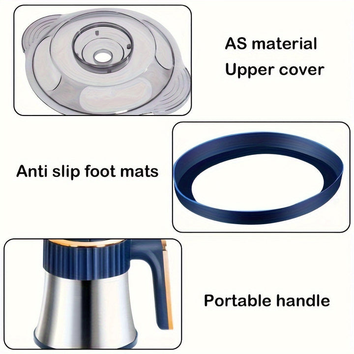 BowLift | Stainless Steel Food Processor – Powerful Meat Grinder & Vegetable Chopper (5L, 5000 RPM)
