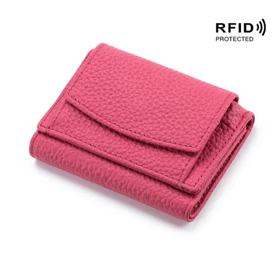 BowLift | RFID Blocking Wallet | Compact Leather Card Holder | Slim Travel Accessory for Men & Women