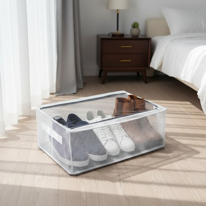BowLift | Foldable Stackable Shoe Storage Organizer