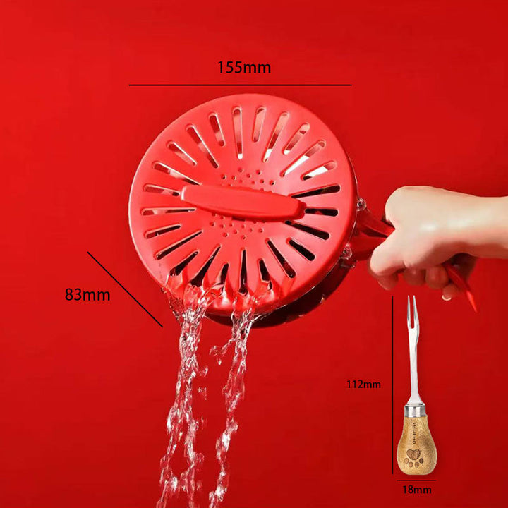 BowLift | Foldable Quick-Drain Basket with Rotating Lid
