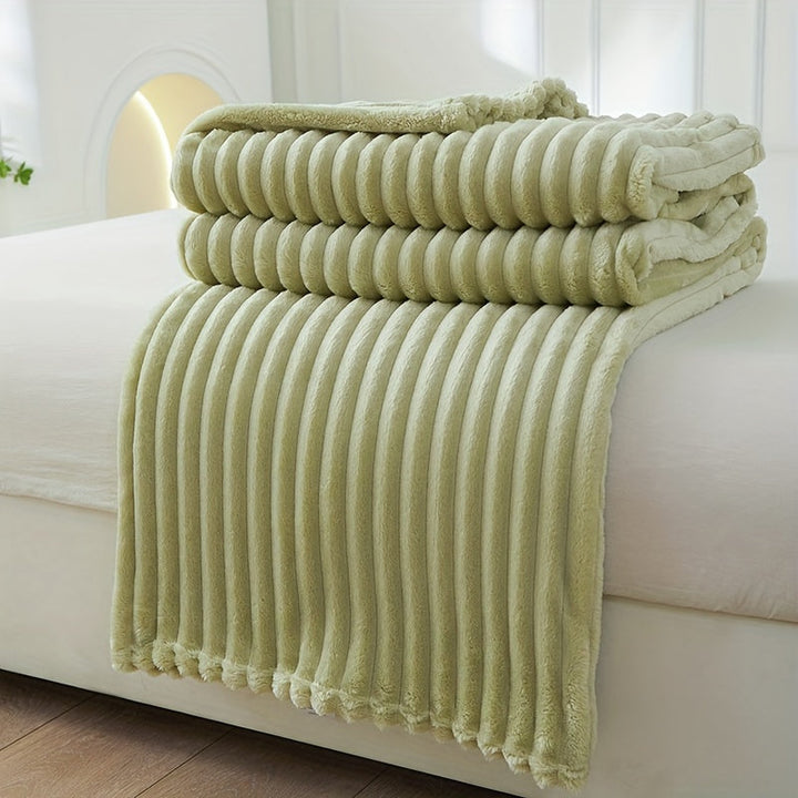 BowLift | Soft Plush Blanket with Rib Pattern