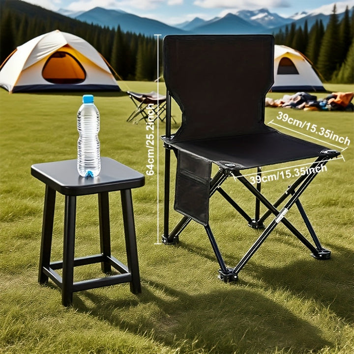 BowLift | Foldable Garden Seating Group Campafleur | 2 Chairs & 1 Table | Floral Pattern | Portable & Weatherproof