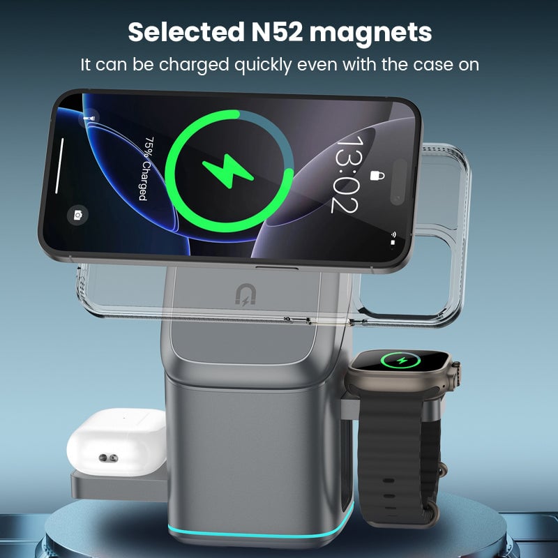 BowLift | 3-in-1 Wireless Fast Charging Charger