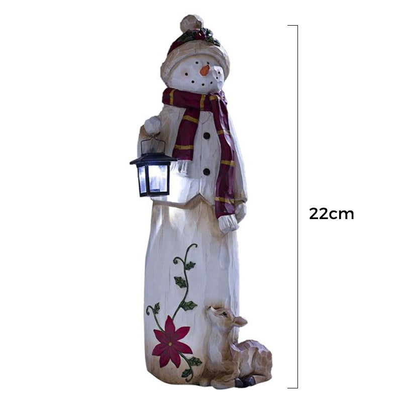 BowLift | Forest Snowman with Solar Lantern