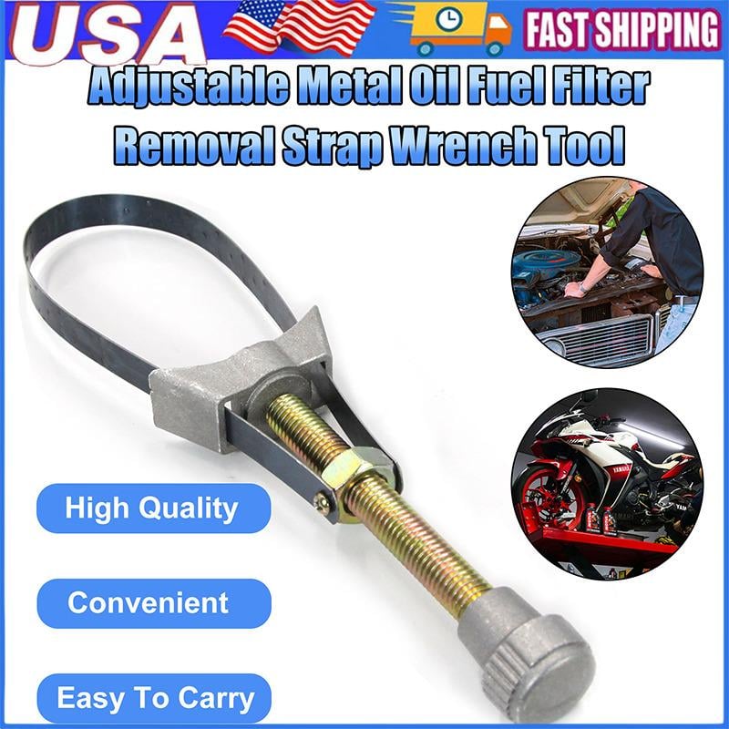 BowLift | Adjustable Oil Filter Wrench — Robust Tool for 60-120 mm Filters