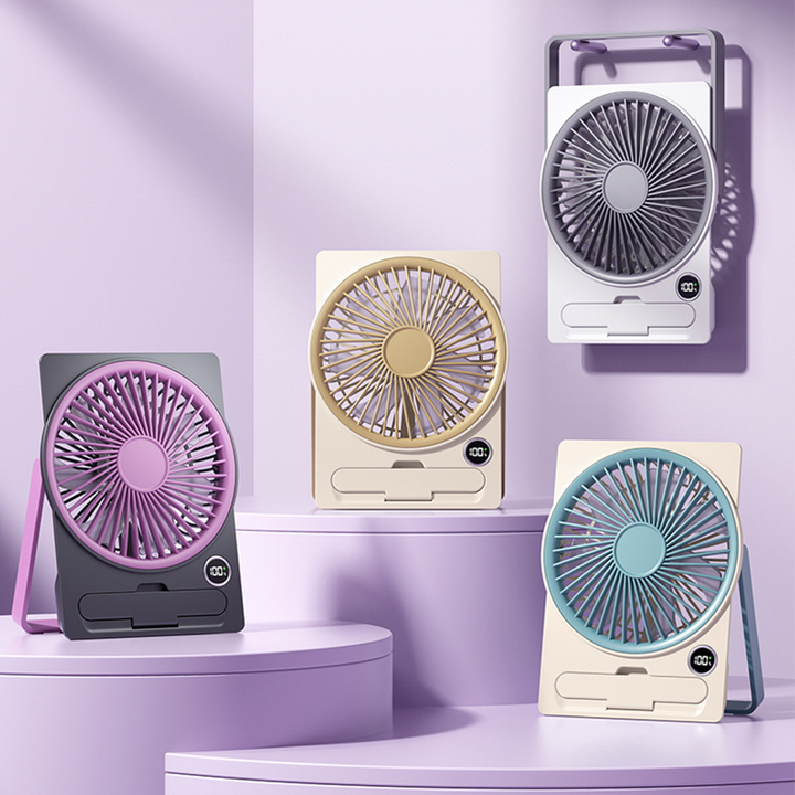 USB portable fan with battery – Quiet and rechargeable | Bowlift