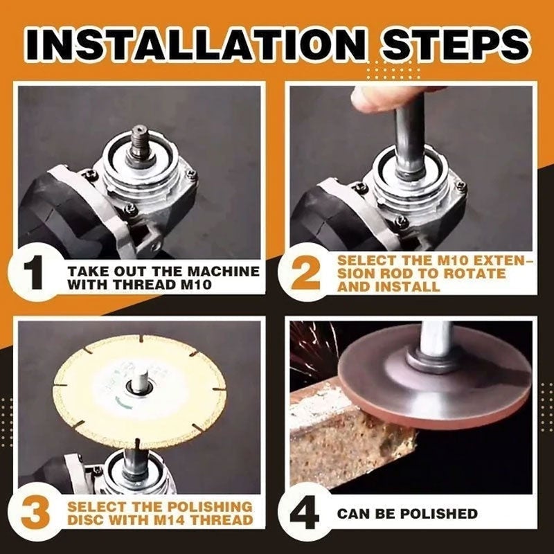 BowLift | Angle Grinder Extension Connecting Rod