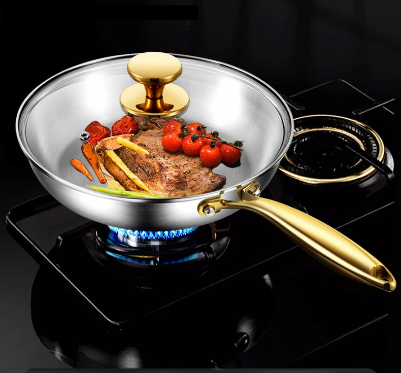 ChefSteel – Professional Stainless Steel Frying Pan for Gas & Induction | Bowlift