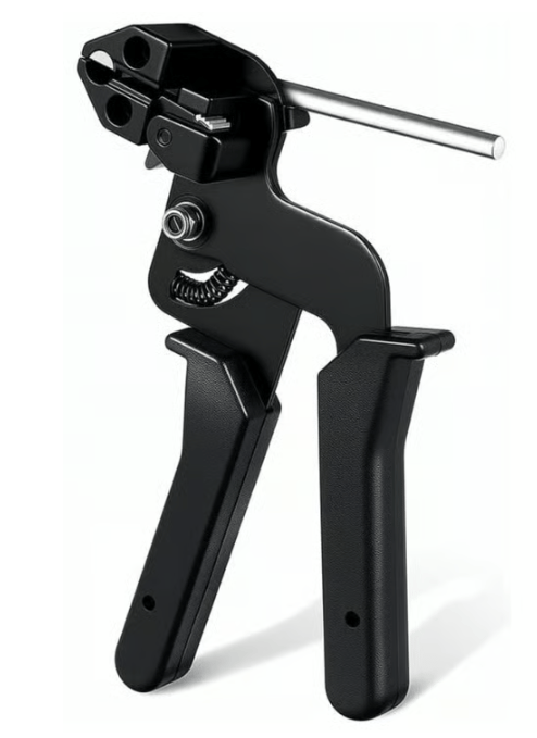 Stainless Steel Cable Tie Gun with Metal Ties | Bowlift