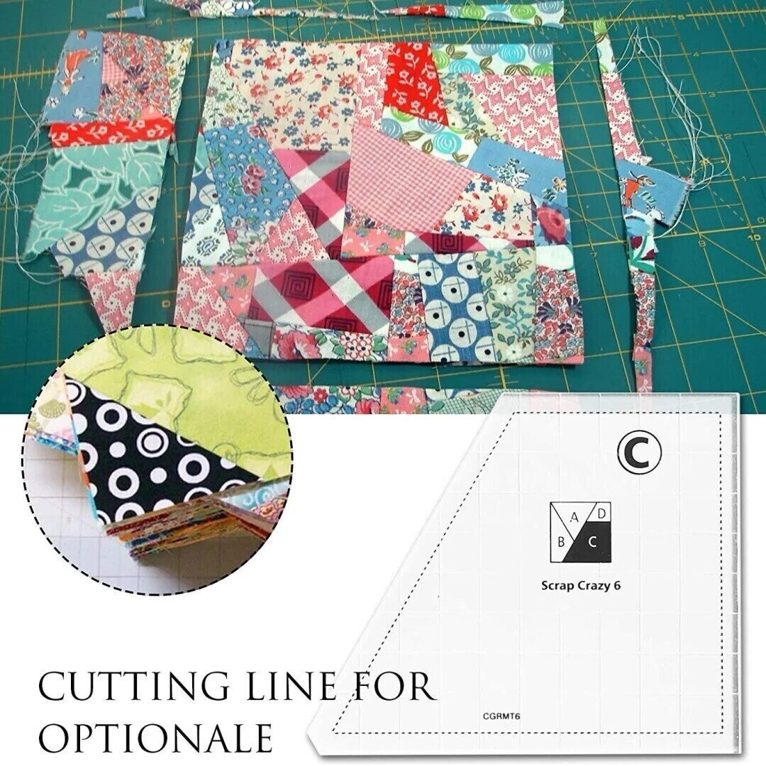 BowLift | Quilting Cutting Template Set | Creative Fabric Pattern Guide | Non-Slip Design for Sewing & DIY Crafts