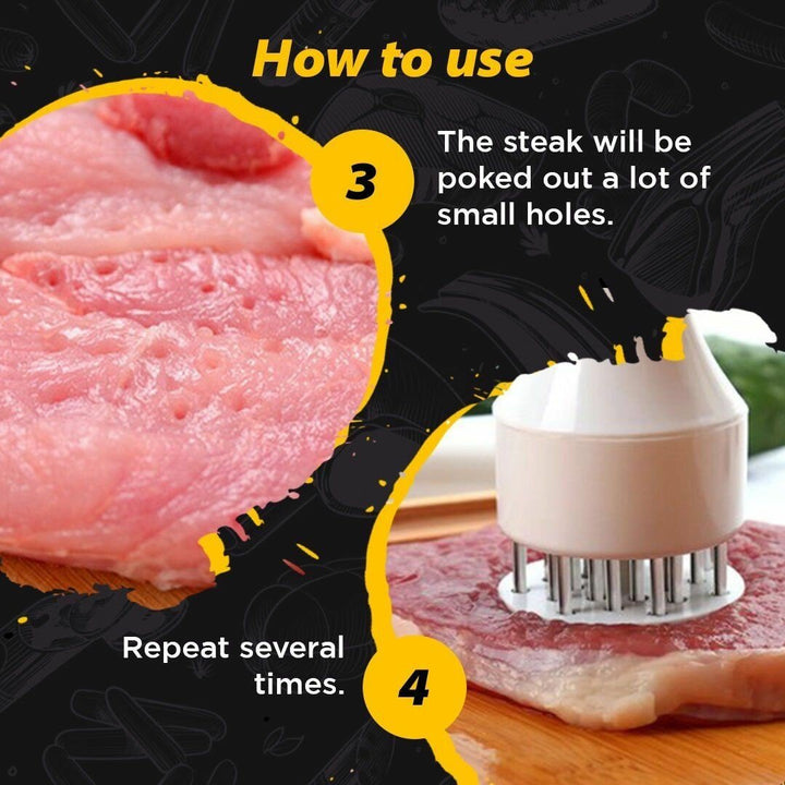 BowLift | 🥩Multi-Function Stainless Steel Quick Press Meat Tenderizer