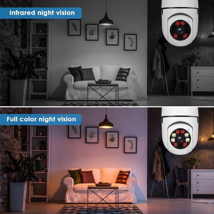 BowLift | Wireless Wifi Lightbulb Camera Security Camera