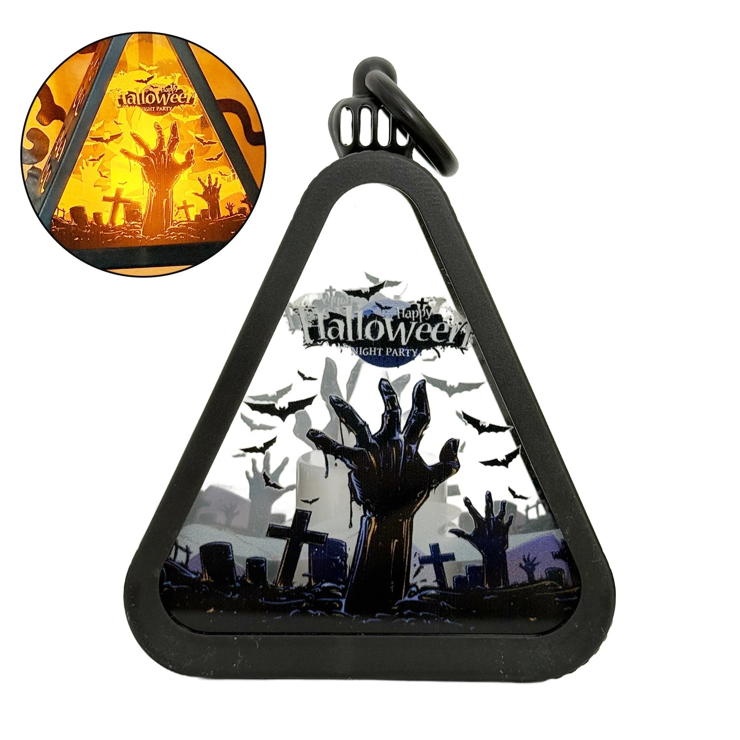 BowLift | Halloween Decor Triangle Table Lamp