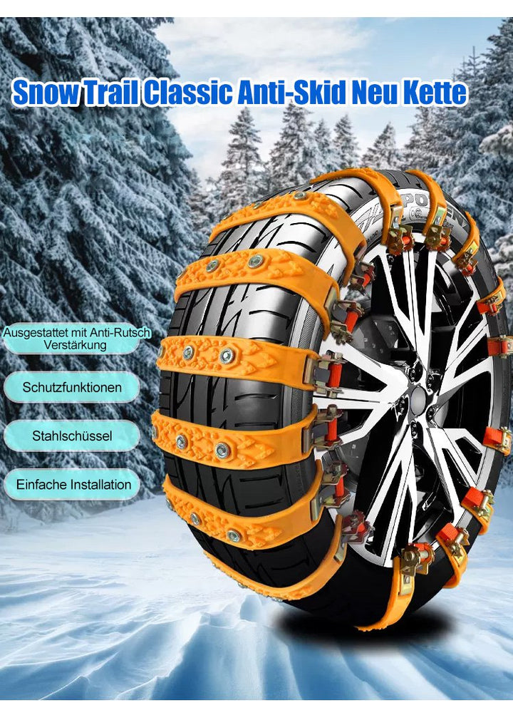 Non-slip tire chain | Ultimate car safety | Bowlift