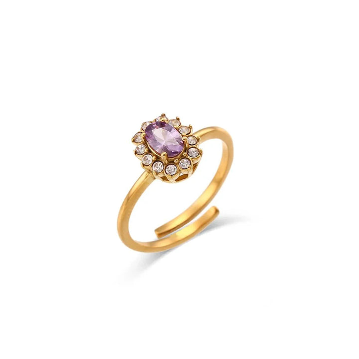 BowLift | Dainty Adjustable Oval Diamond Rings