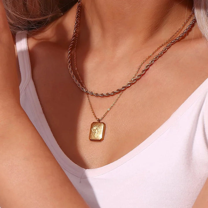 BowLift | Dainty Birth Month Flower Necklace