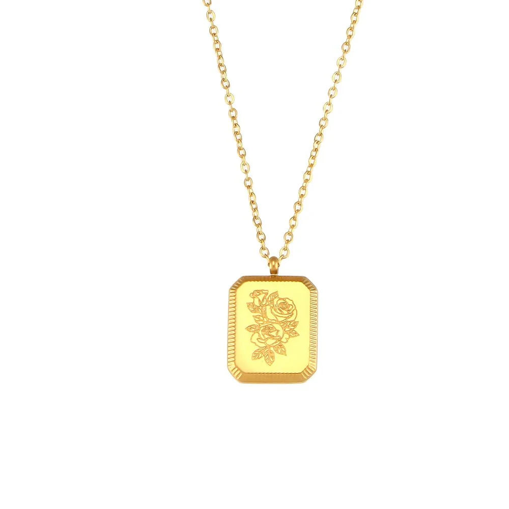 BowLift | Dainty Birth Month Flower Necklace