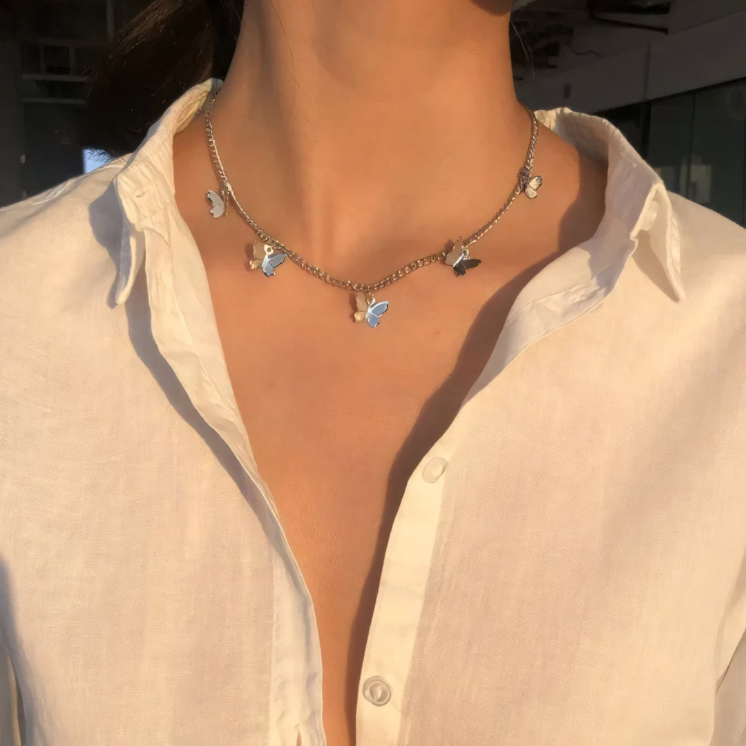 BowLift | Dainty Butterfly Choker Necklace