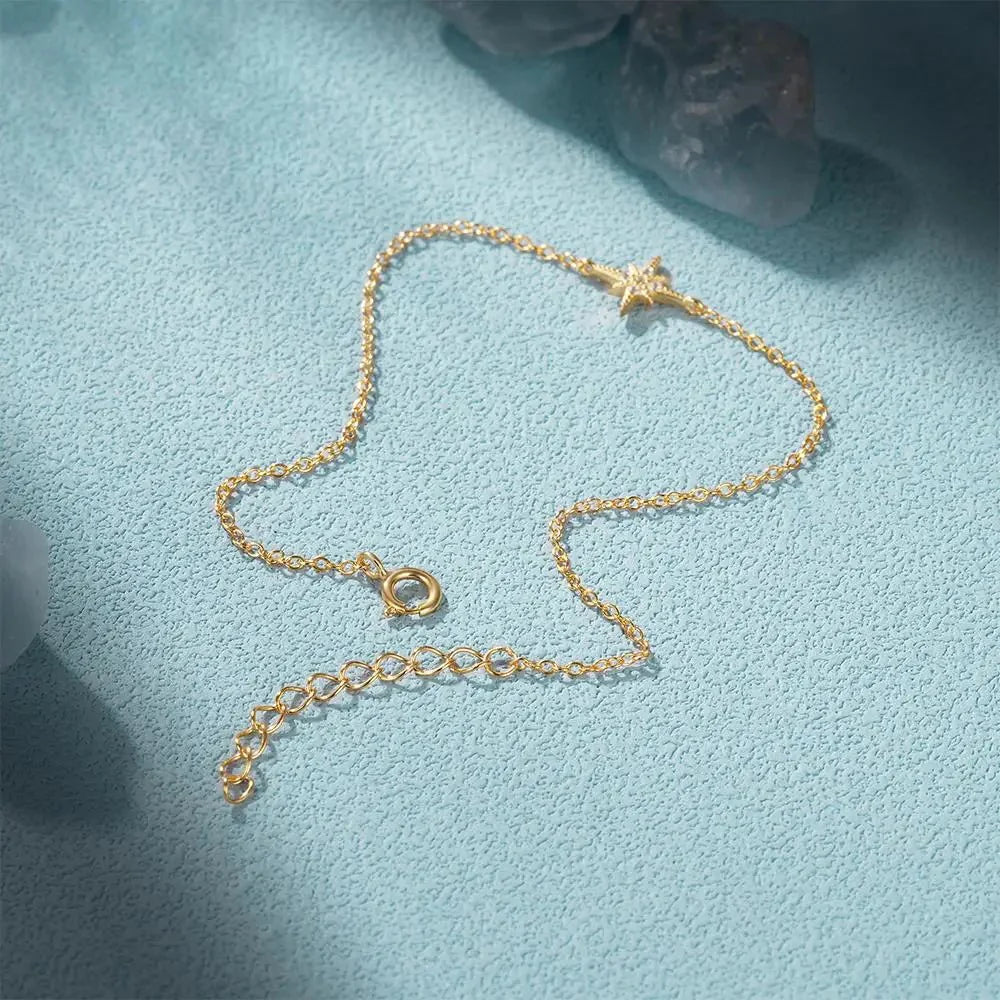 BowLift | Dainty Chain North Star Bracelet