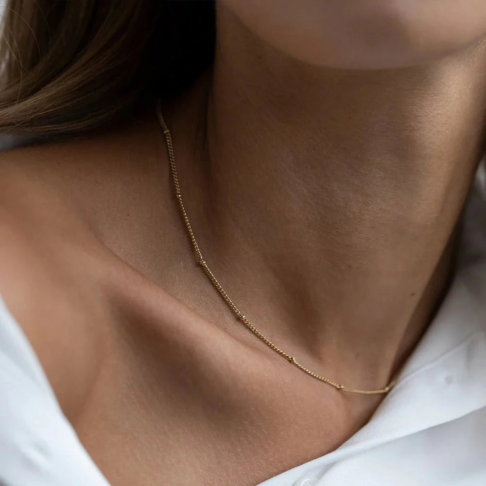 BowLift | Dainty Classic Satellite Chain Necklace