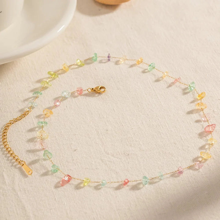 BowLift | Dainty Crystal Bracelet and Necklace Set