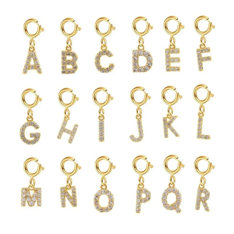 BowLift | Dainty Cuban Figaro Chain Letter Initial Bracelet