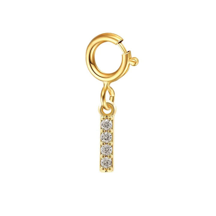 BowLift | Dainty Cuban Figaro Chain Letter Initial Bracelet