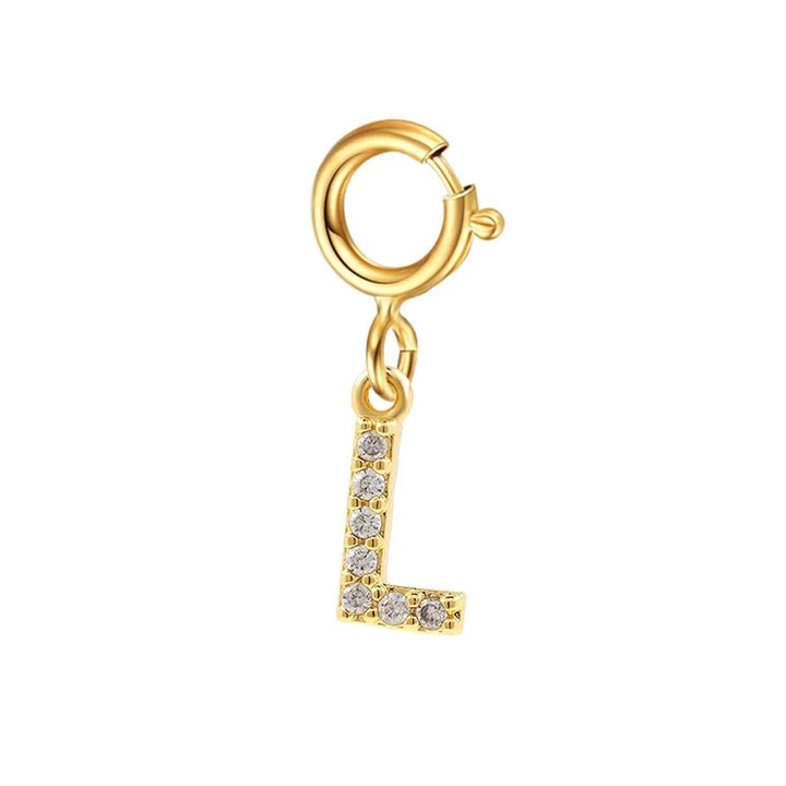 BowLift | Dainty Cuban Figaro Chain Letter Initial Bracelet