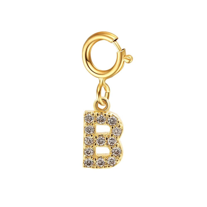 BowLift | Dainty Cuban Figaro Chain Letter Initial Bracelet