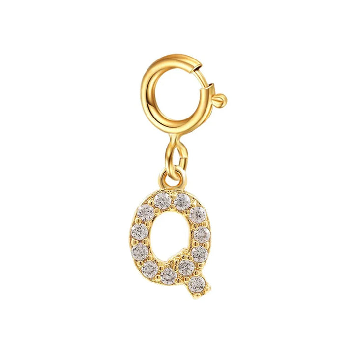 BowLift | Dainty Cuban Figaro Chain Letter Initial Bracelet