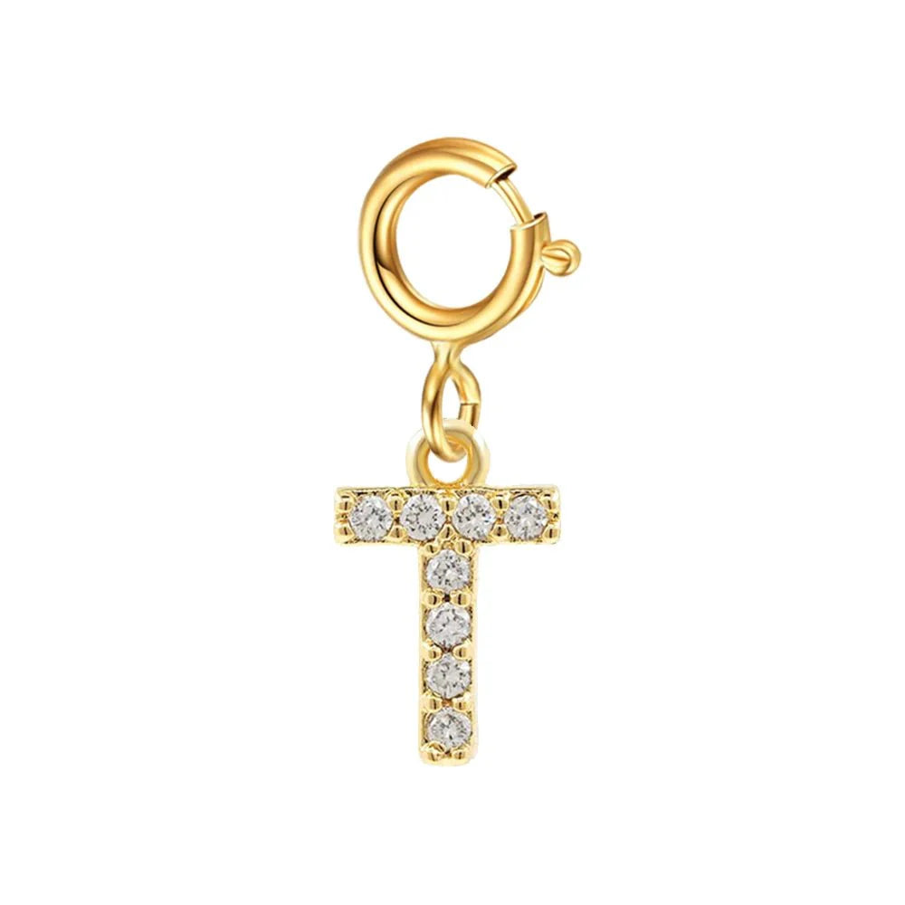 BowLift | Dainty Cuban Figaro Chain Letter Initial Bracelet