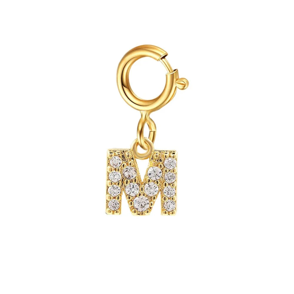 BowLift | Dainty Cuban Figaro Chain Letter Initial Bracelet