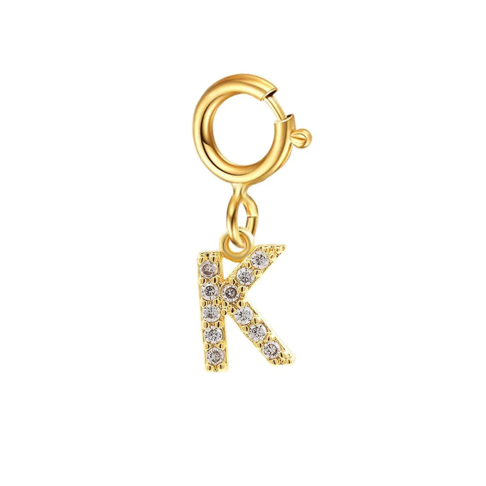 BowLift | Dainty Cuban Figaro Chain Letter Initial Bracelet