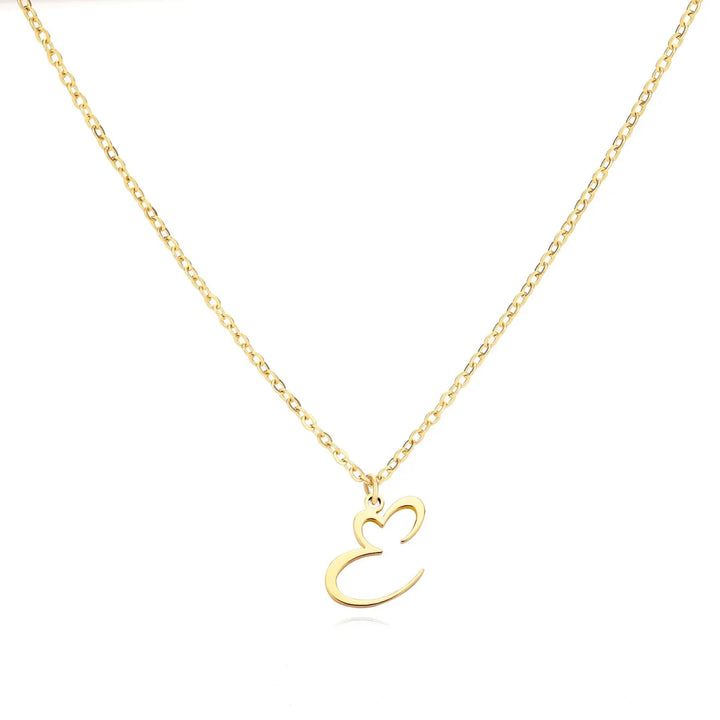 BowLift | Dainty Heart Letter Initial Necklace