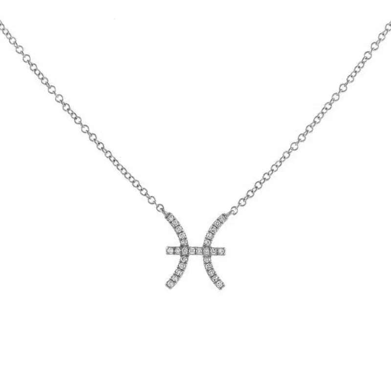 BowLift | Dainty Diamond Zodiac Sign Necklace