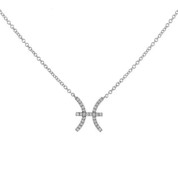 BowLift | Dainty Diamond Zodiac Sign Necklace