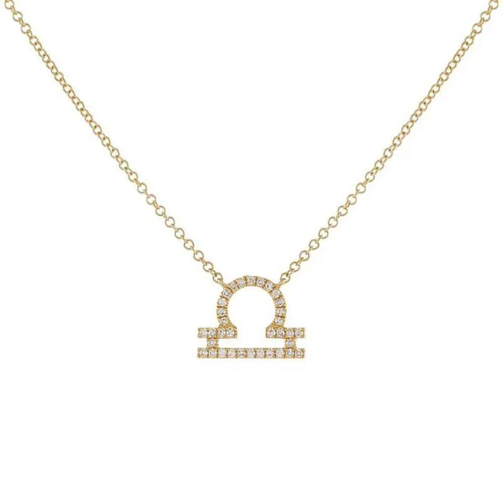 BowLift | Dainty Diamond Zodiac Sign Necklace