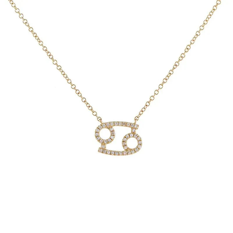 BowLift | Dainty Diamond Zodiac Sign Necklace