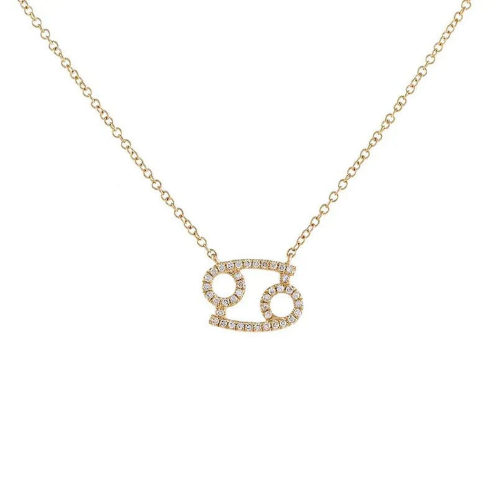 BowLift | Dainty Diamond Zodiac Sign Necklace